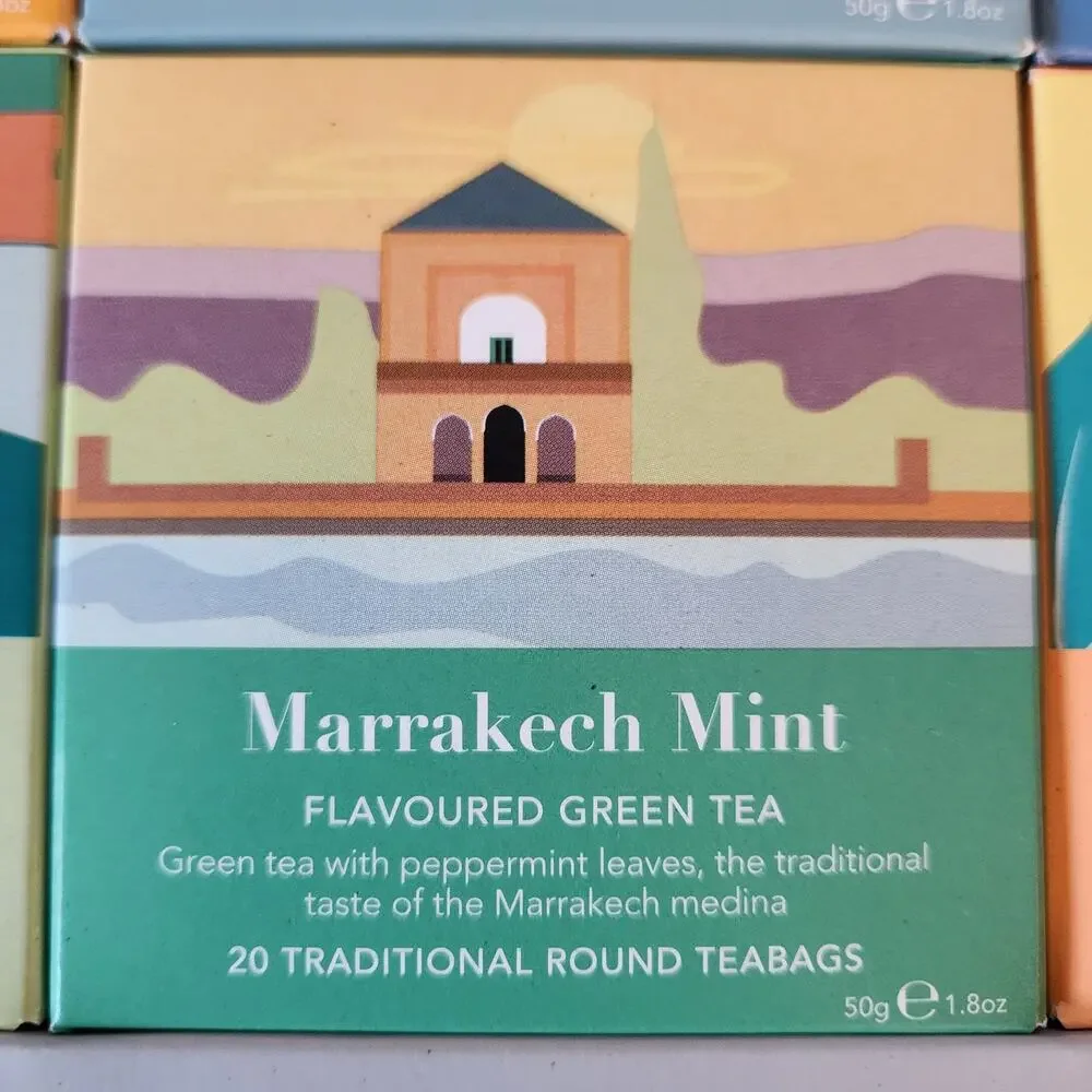 New! Whittard Famous Tea Collection 180 Teabags Assort Flavor Gift Set Box 08/25